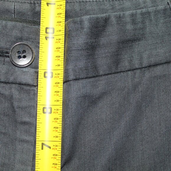 Talbots Women's Size 10P Chambray Dark Blue Bermuda 9" Shorts - Picture 5 of 6